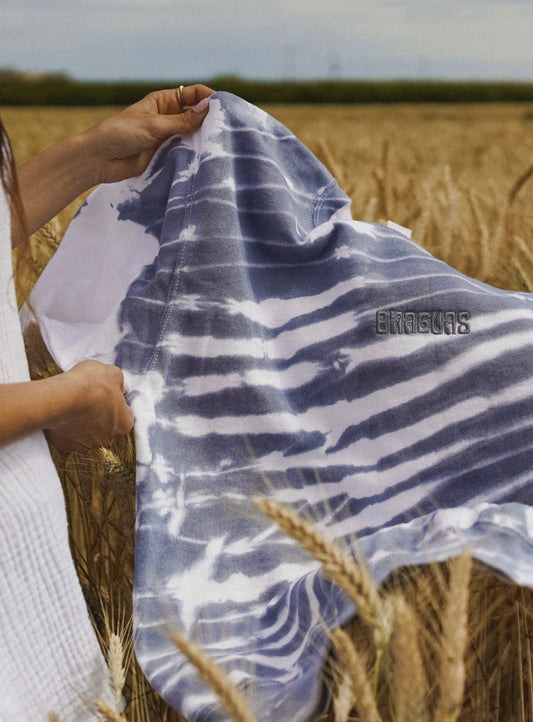 Sweatshirt Shibori Grey