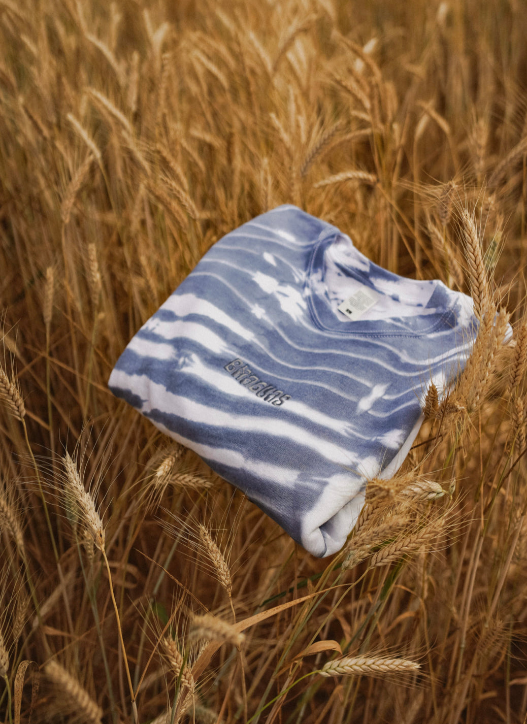Sweatshirt Shibori Grey