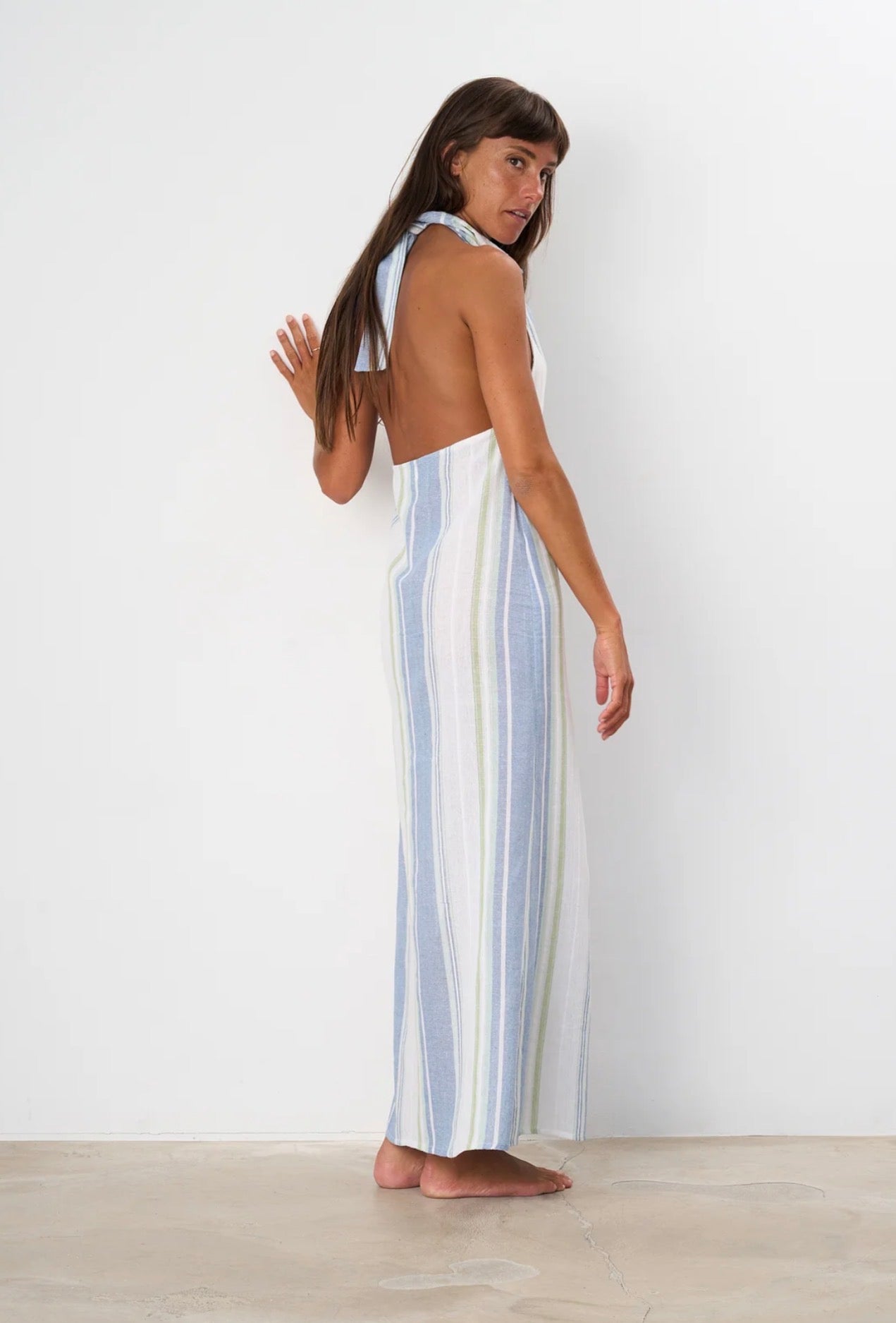 Adrie dress stripes