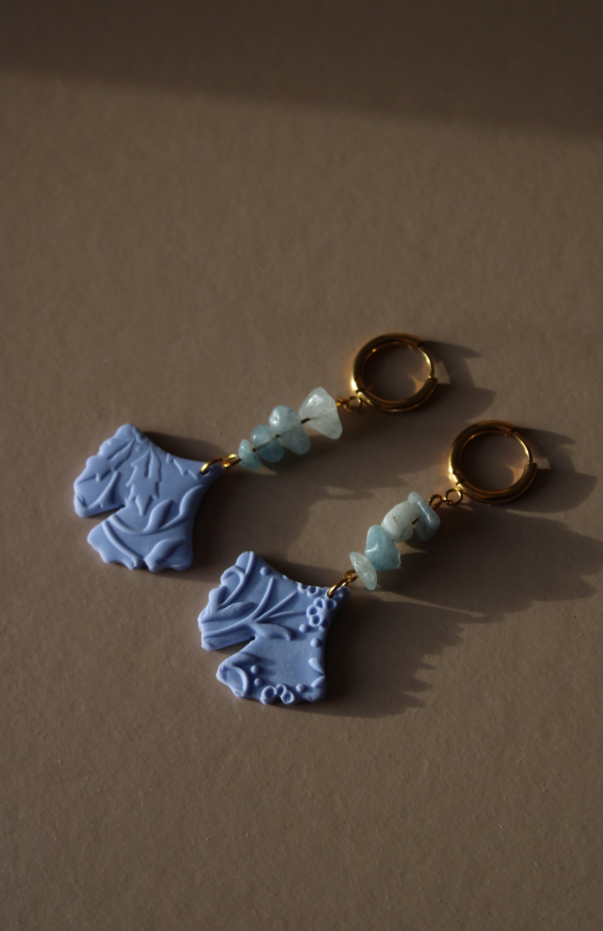 Ginkgo Agata Earrings