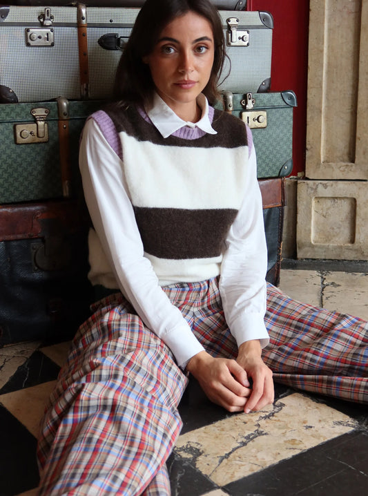 Vest abril stripes