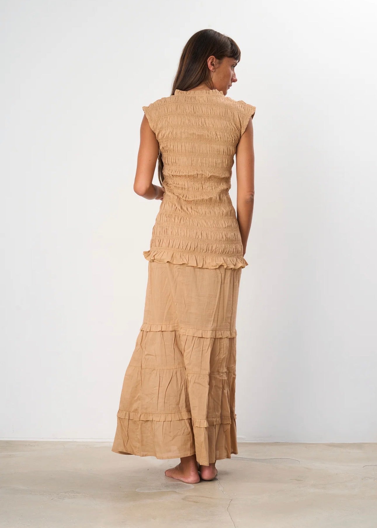 Cami dress camel