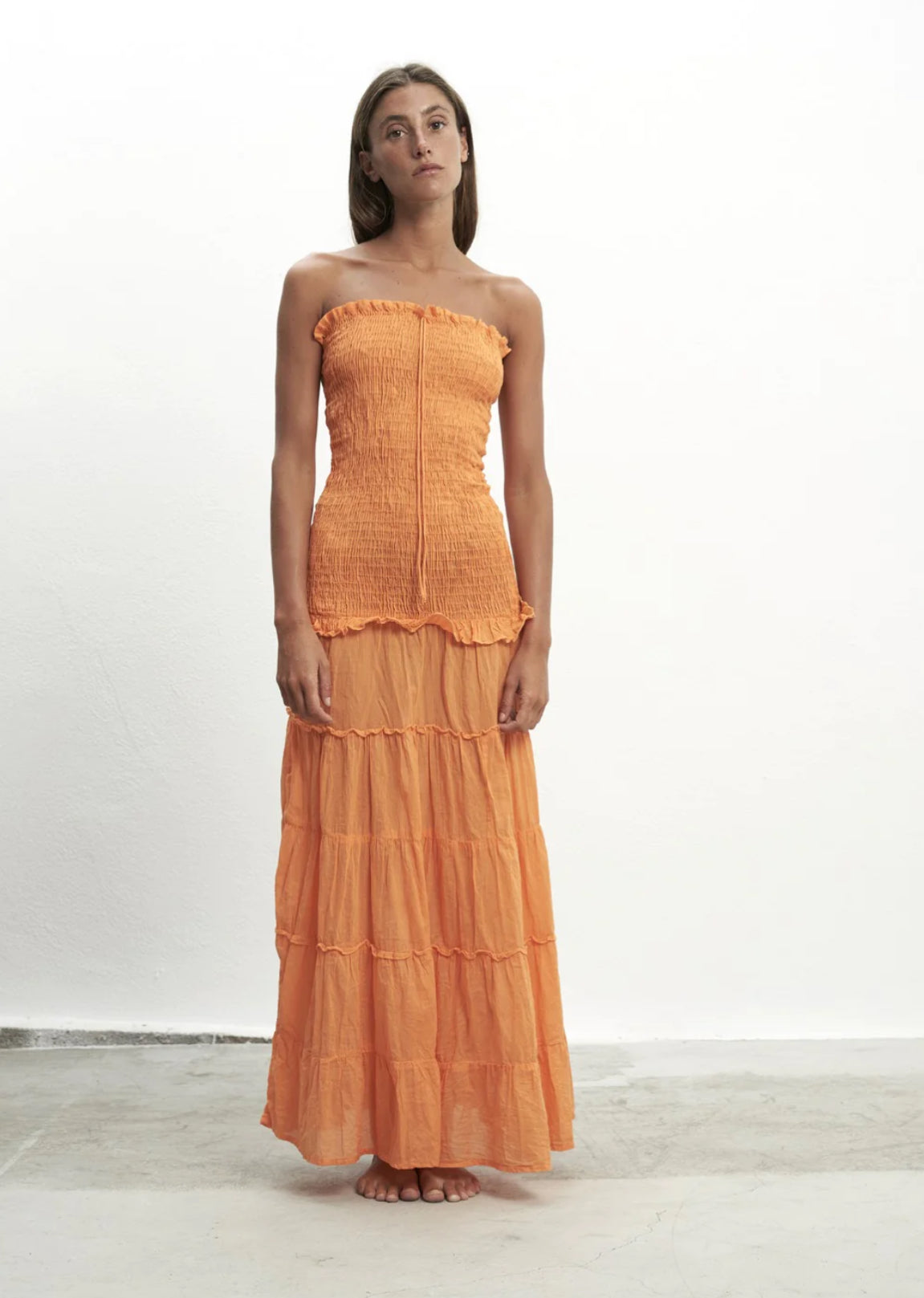 Roma orange dress