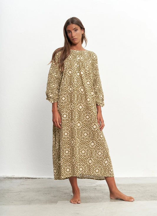 Elena Green Dress