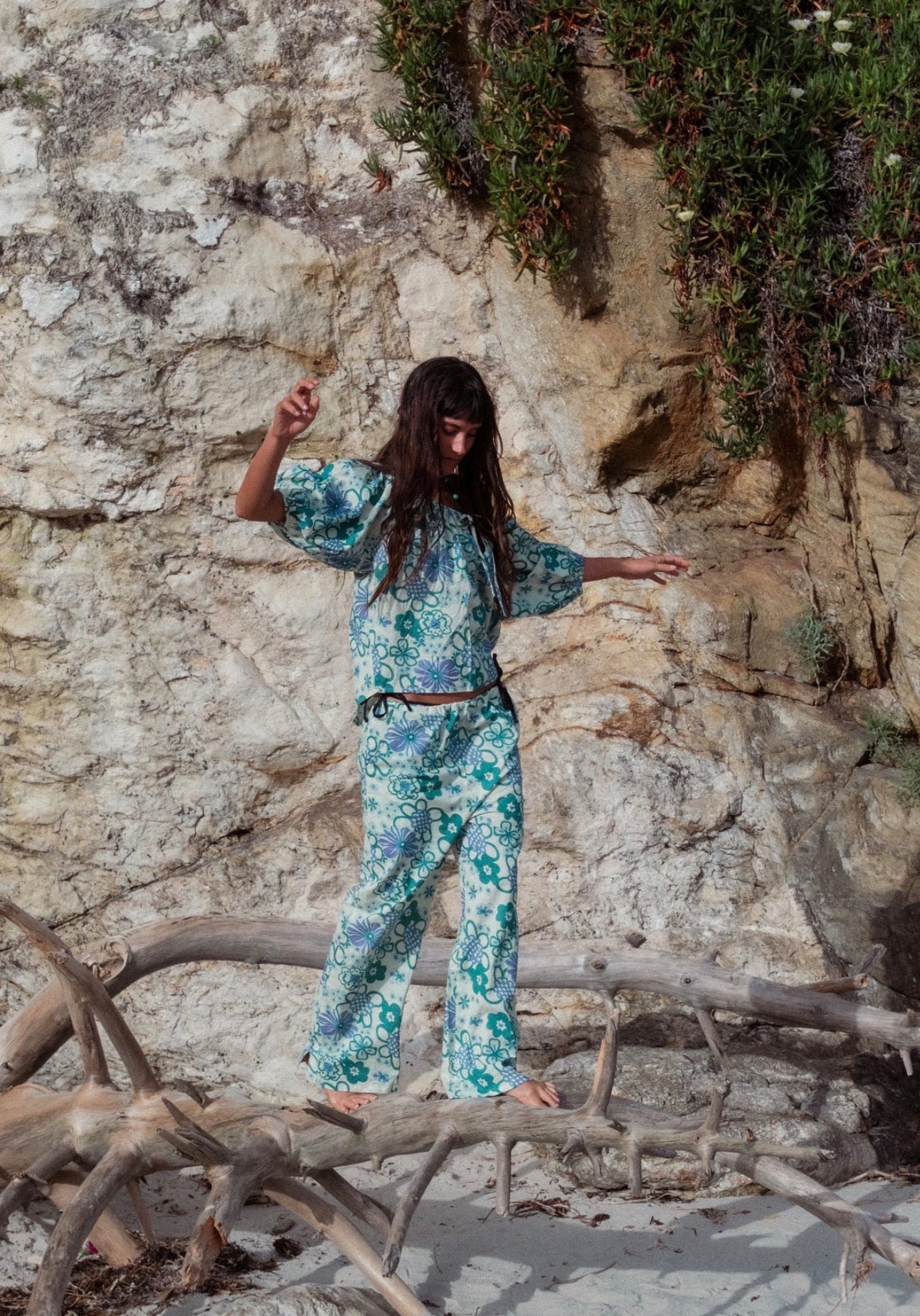 Federica pants flowers