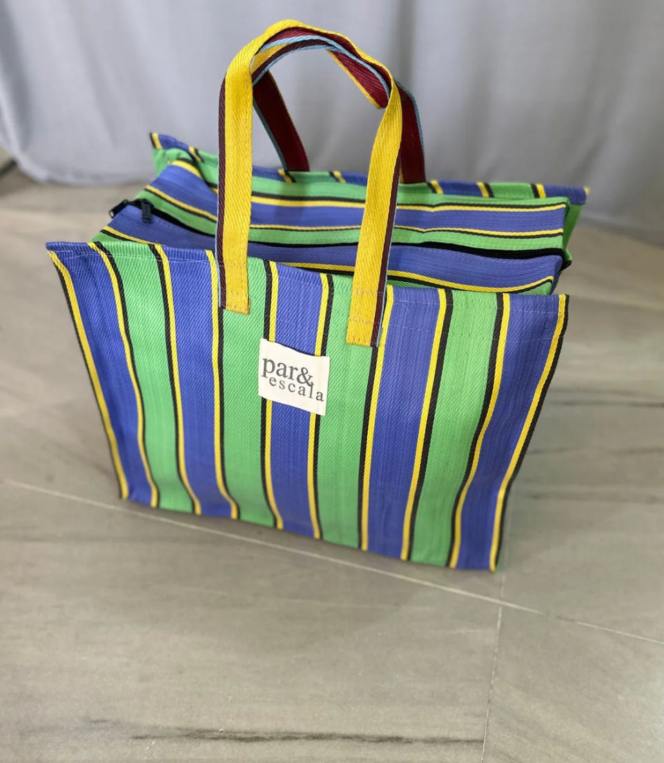 Market bag blue