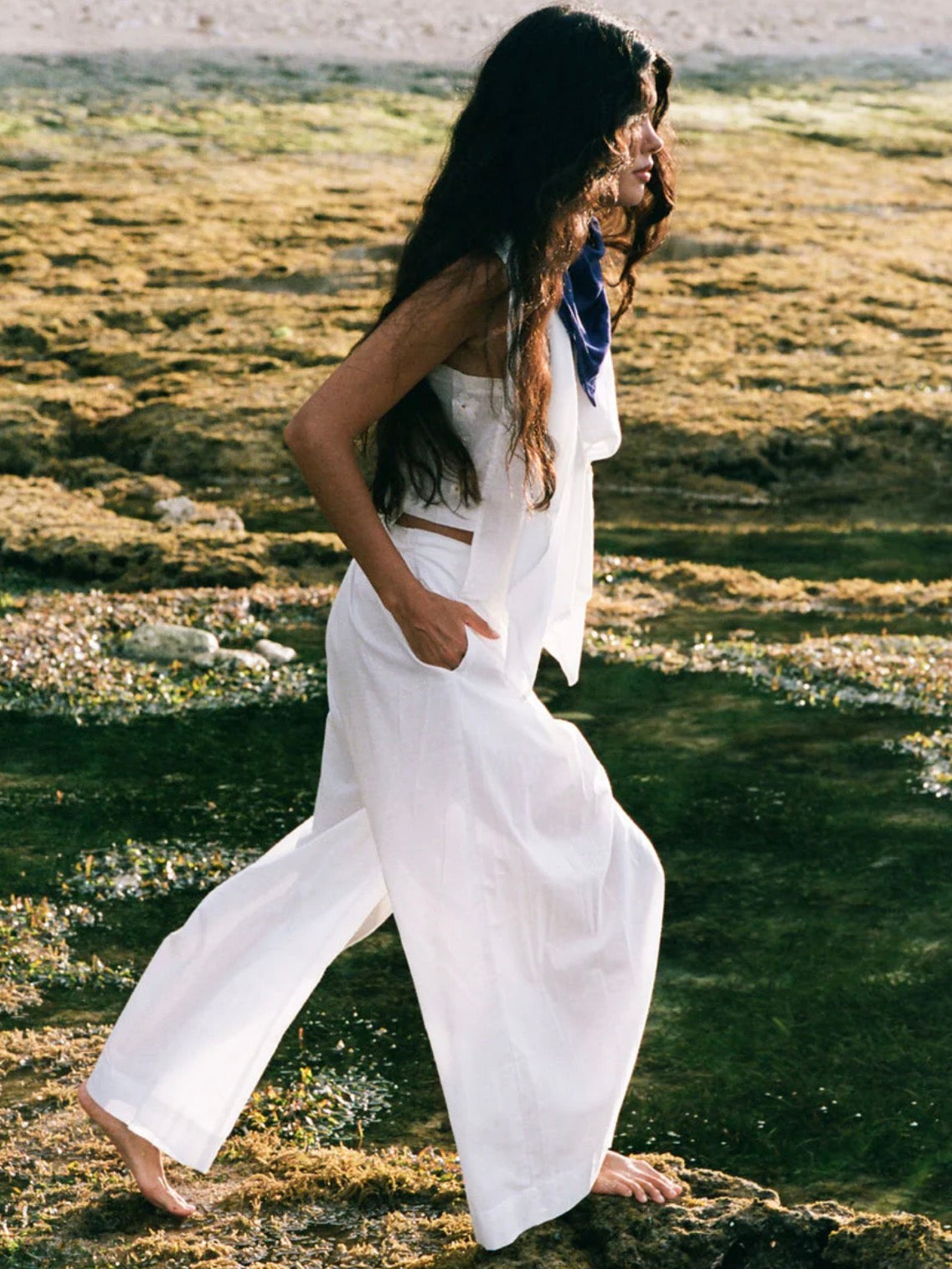 Pantalón saladeta blanco