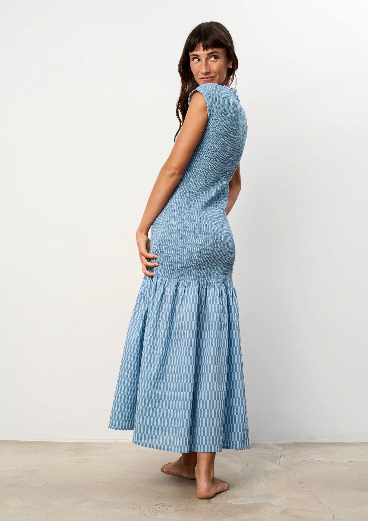 Emma dress blue