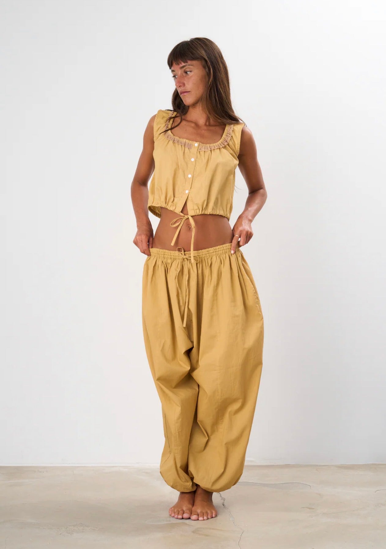 Ina pants camel