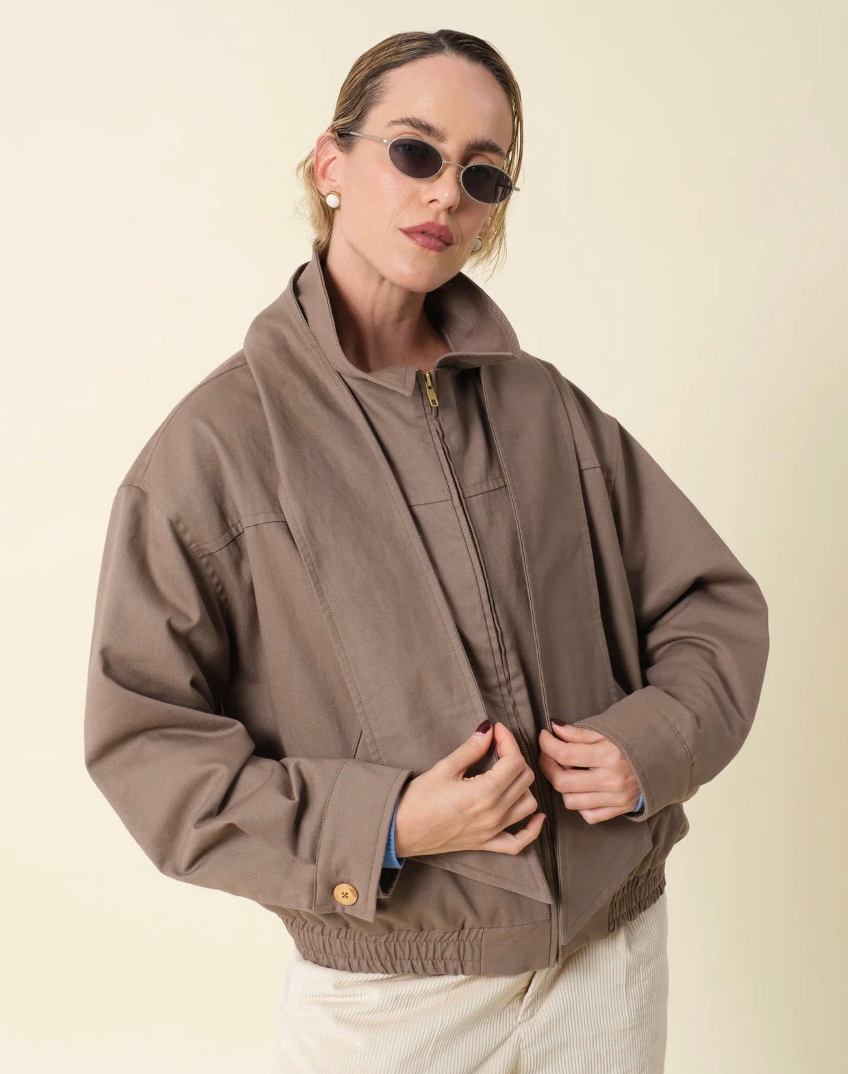 Bomber Alma Taupe