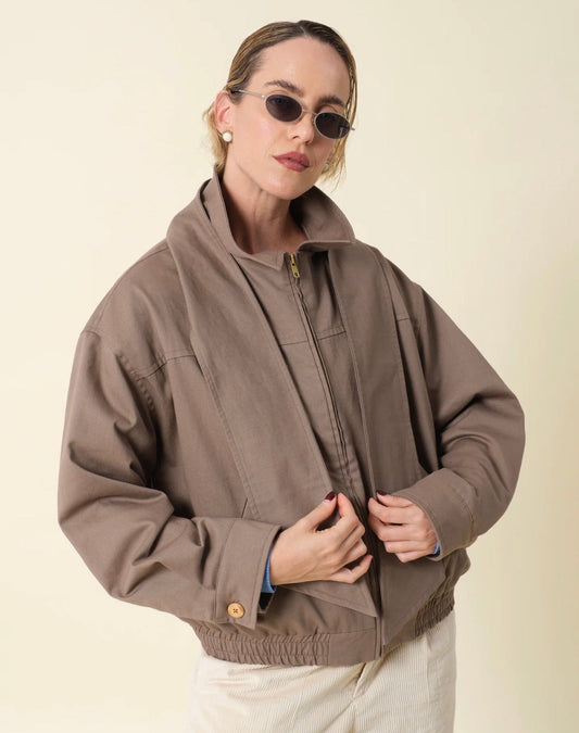 Bomber Alma Taupe