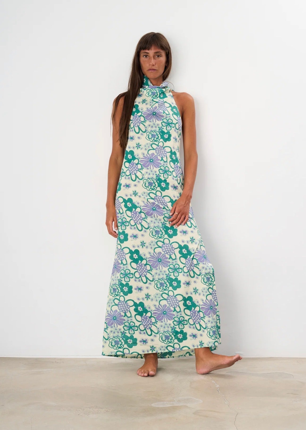 Adrie dress flowers