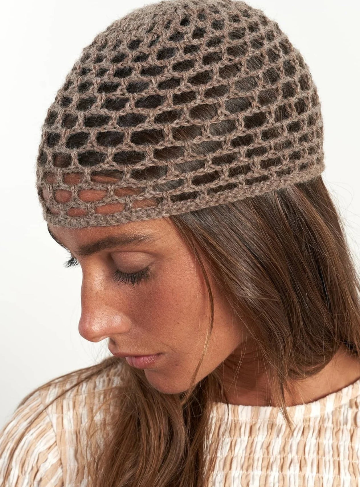 Wool brown hat