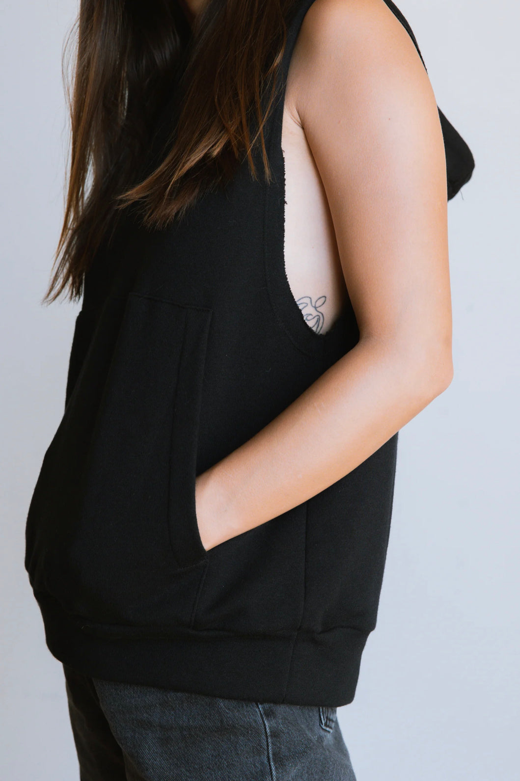 Sweat Vest Constanza Black