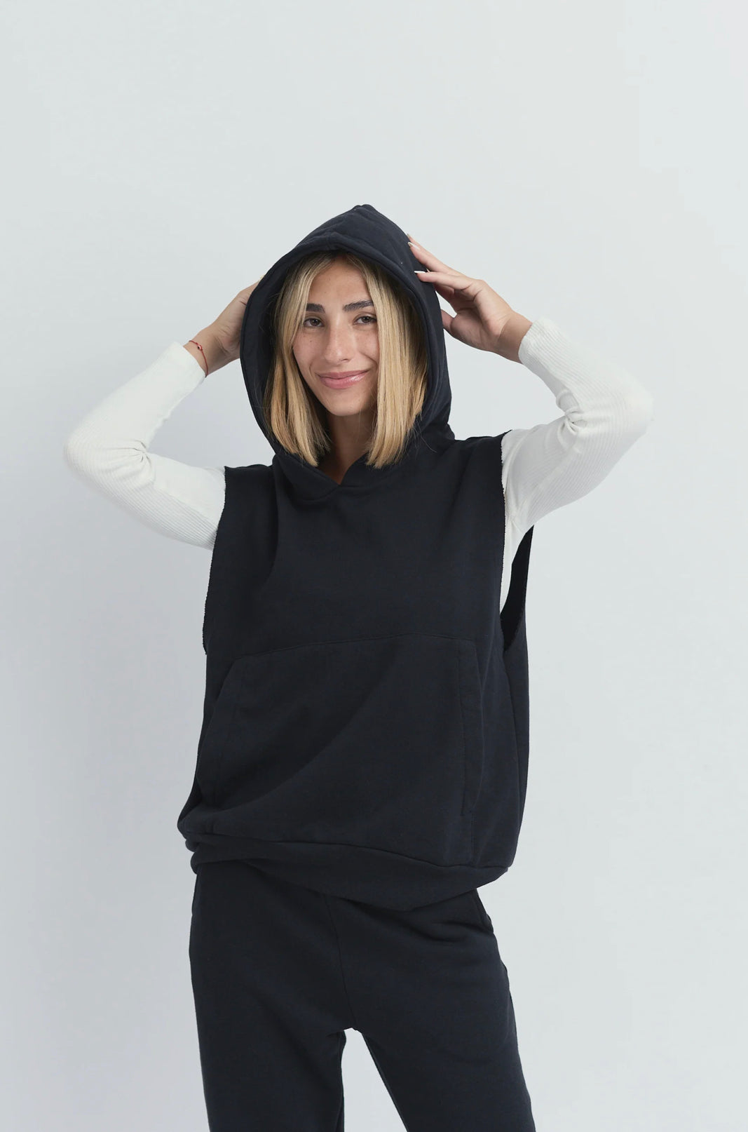 Sweat Vest Constanza Black