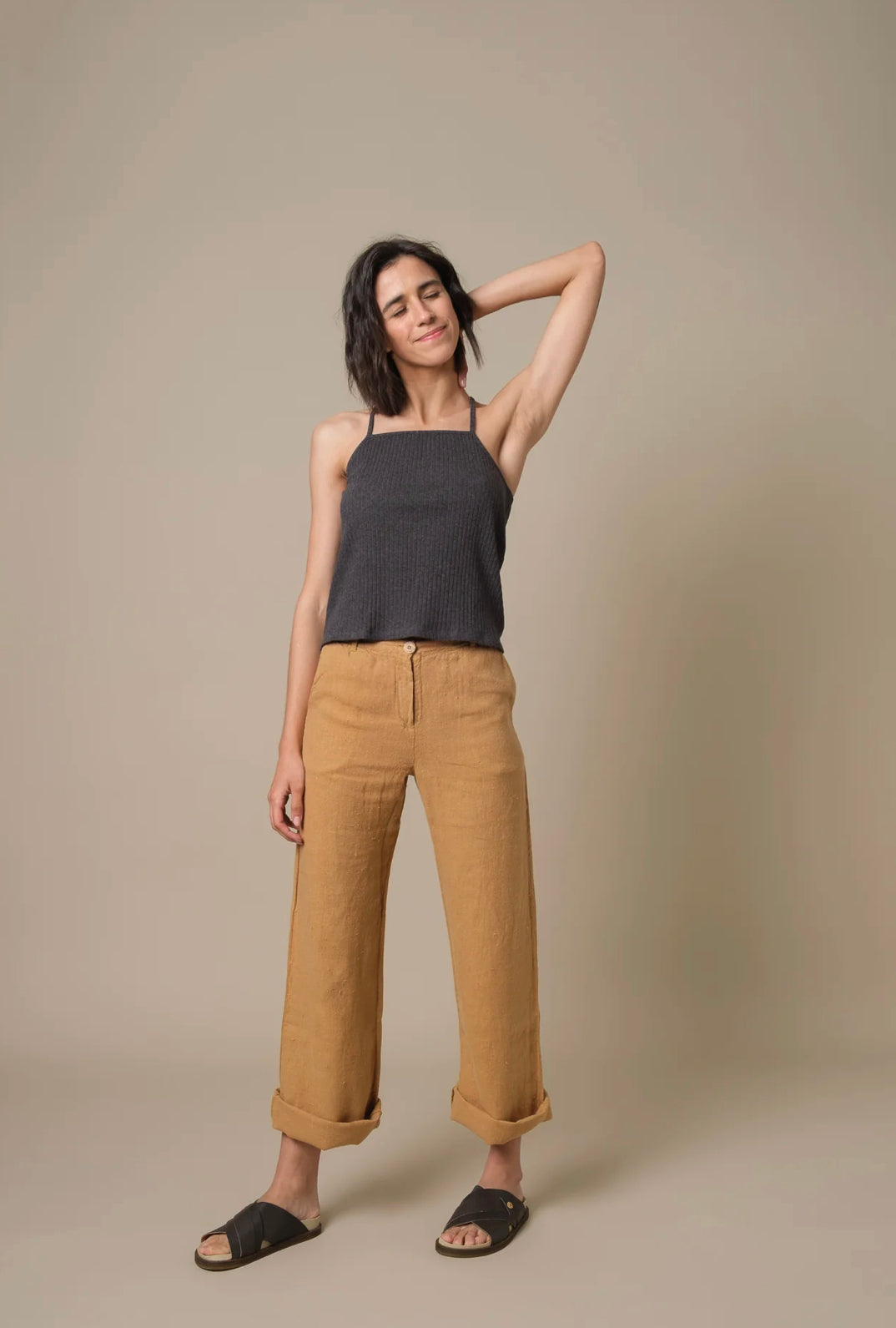 Trousers Sandrine Honey