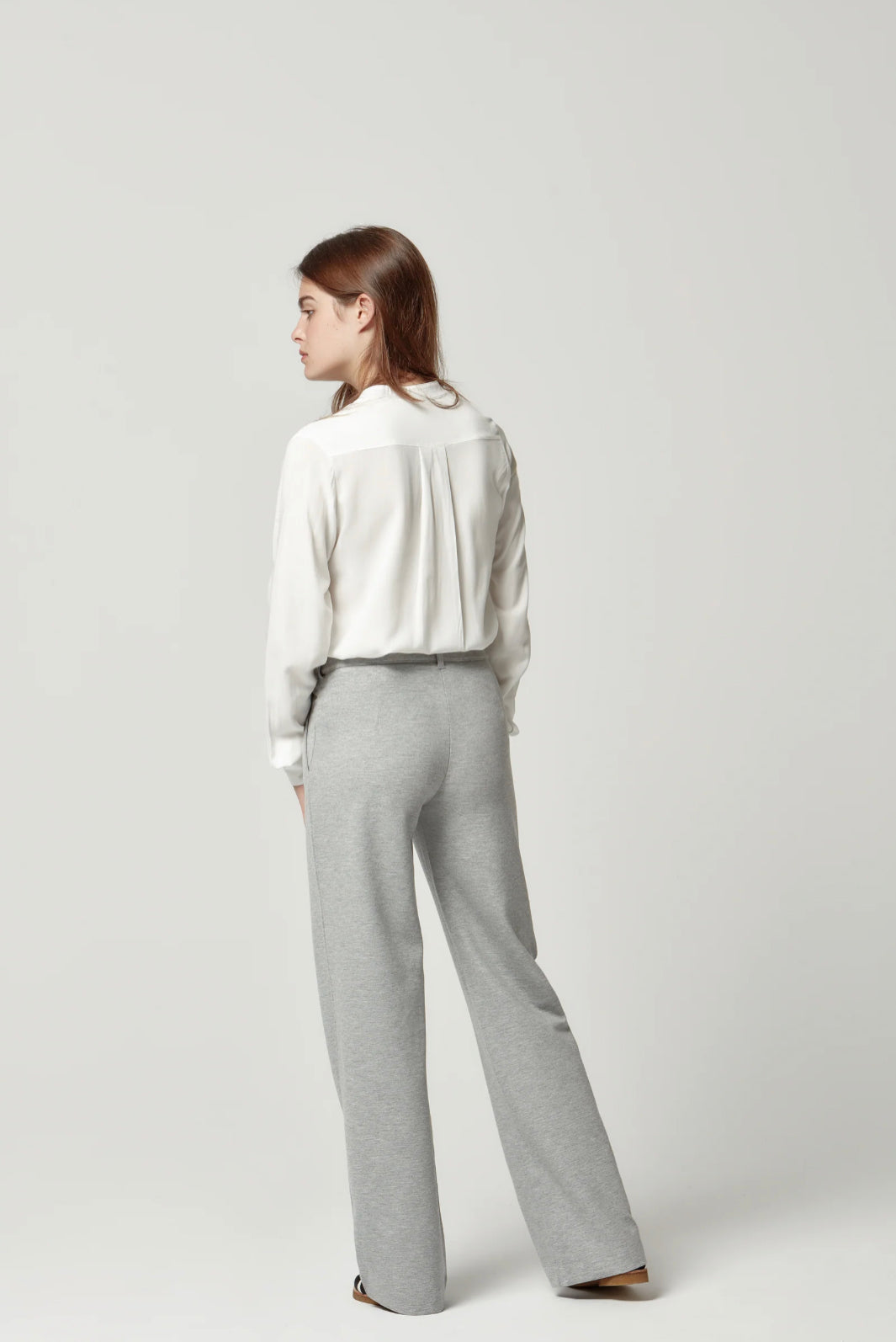 Trousers Emilie Light Grey