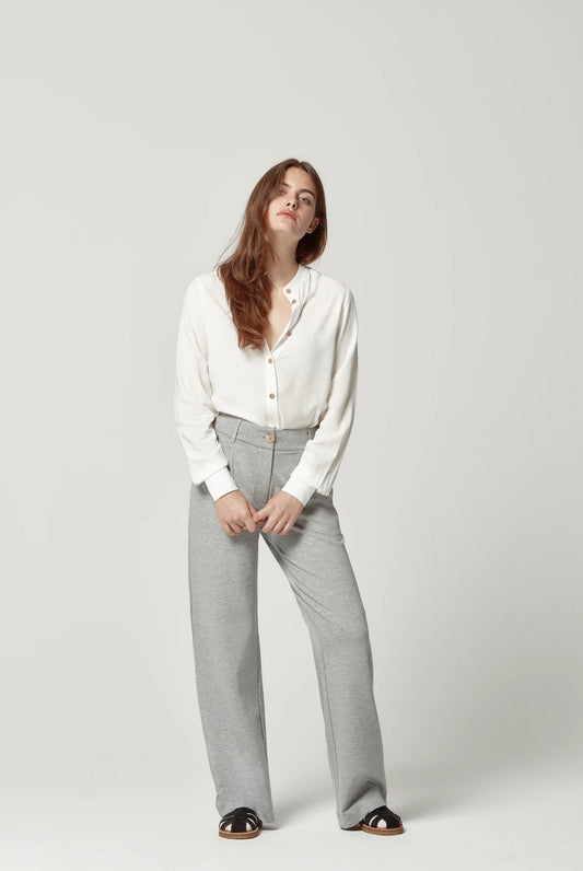 Trousers Emilie Light Grey