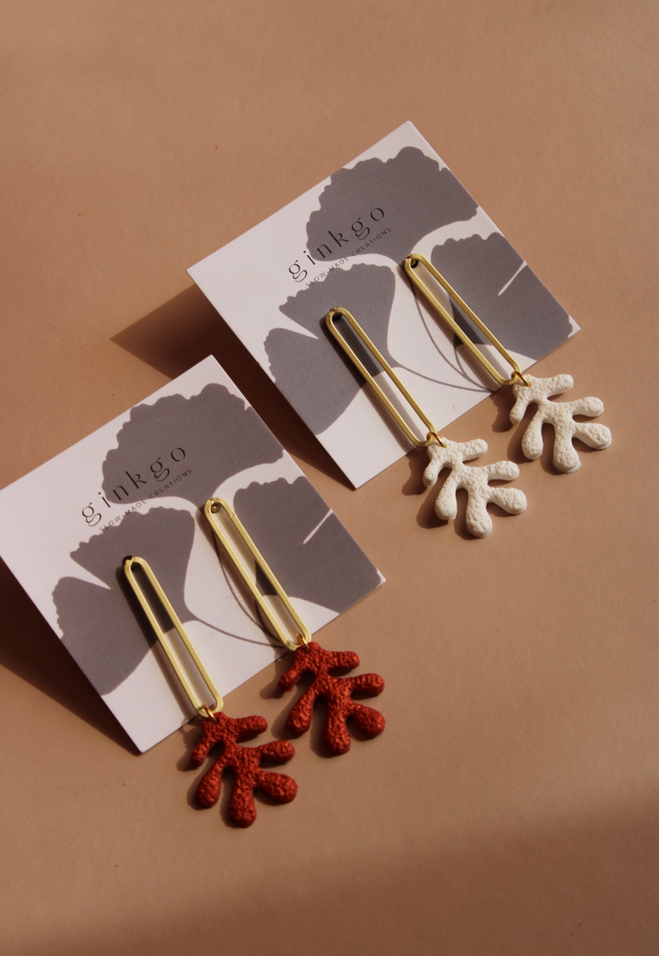 Coral Earrings